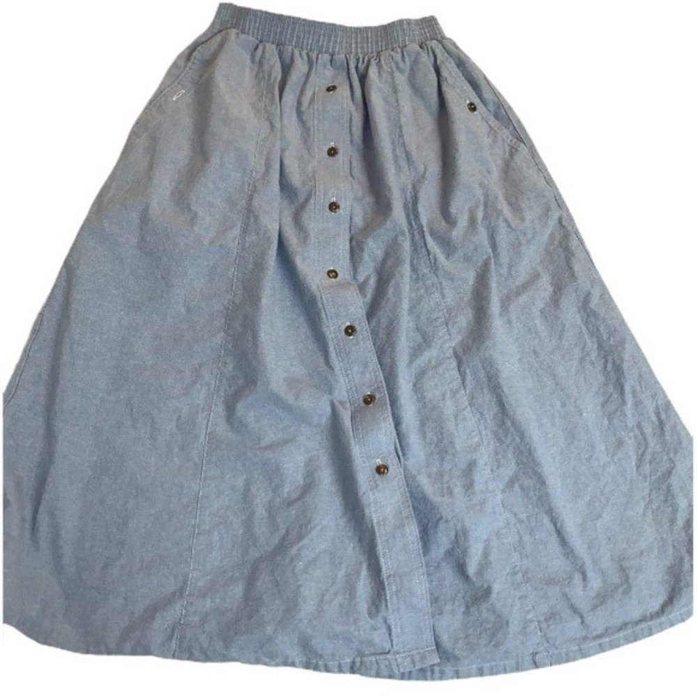 VTG Koret city blues Skirt Blue Women's Medium